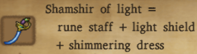 Shamshir of Light Alchemy Recipe